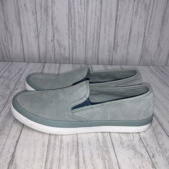 Womens Size 8 Sperry Top Slide Sea Side Mint Suede Shoes - Picture 3 of 6